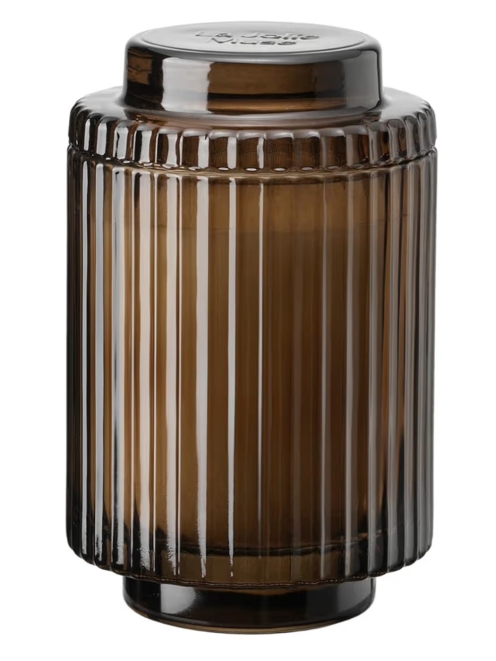 La Jolie Muse Ribbed Candle Holder - Empty